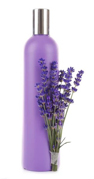 Plastic bottle of shampoo — Stock Photo, Image