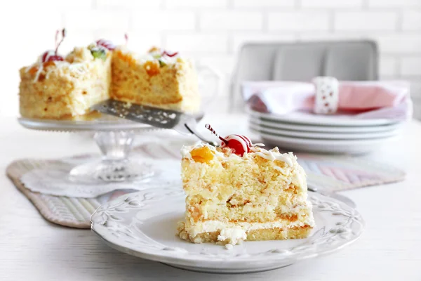 Tasty Butter cake — Stock Photo, Image