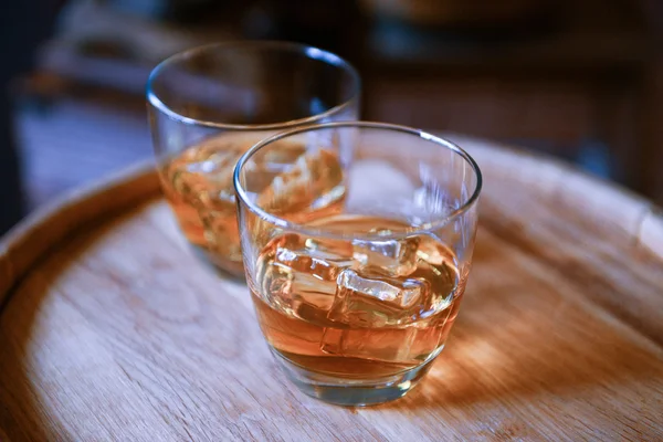 Vasos de brandy en bodega —  Fotos de Stock