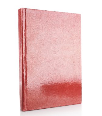 tek kitap üzerinde beyaz izole