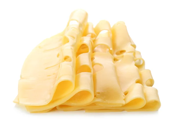 Plasterki sera na białym tle — Zdjęcie stockowe