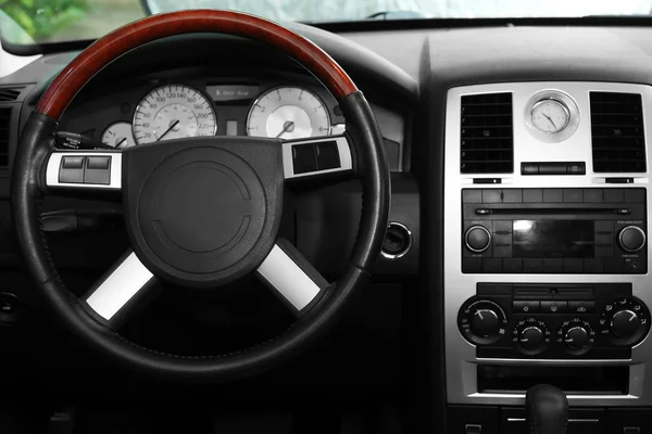 Modern car interior — Stock Photo, Image