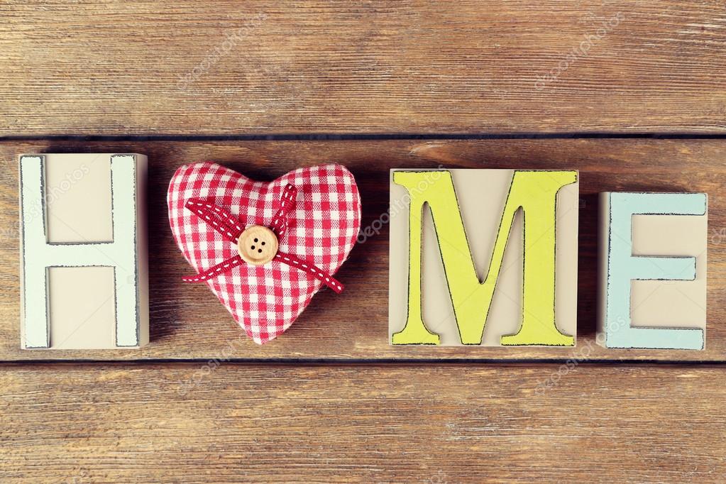 heart on word