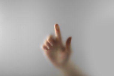 el siluetleri arkasında cam ön plan