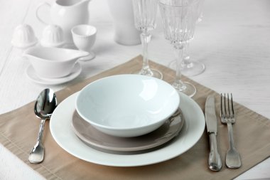 Güzel sofra yakın çekim