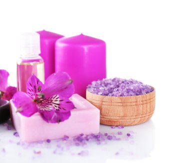 kaplıca tedavisi, beyaz izole güzel kompozisyon