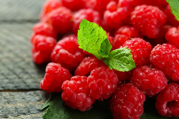 Sweet raspberries background — Stock Photo, Image
