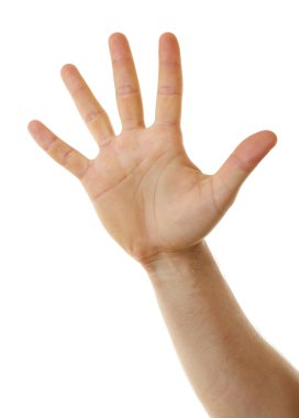 Erkek el yakın çekim