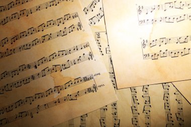 Müzik sayfaları arka plan
