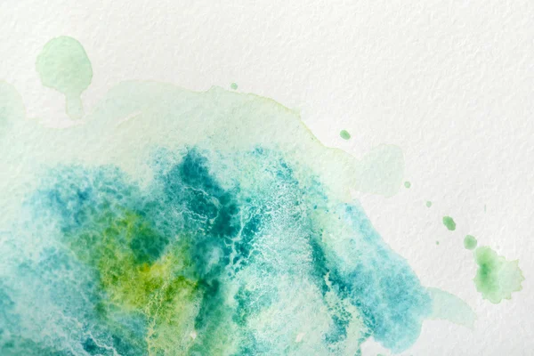 Watercolor texture on paper close-up — Stock Photo, Image