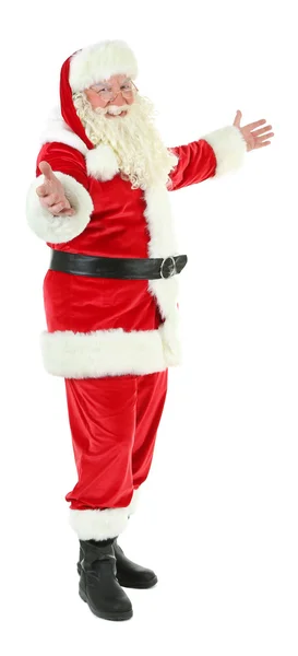 Weihnachtsmann isoliert auf weißem Hintergrund — Stockfoto