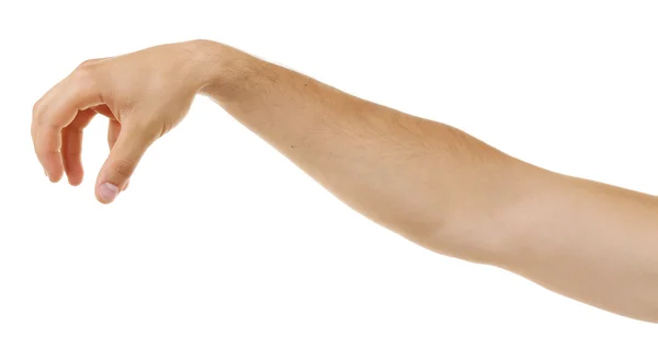 Męskiej ręki z bliska — Zdjęcie stockowe