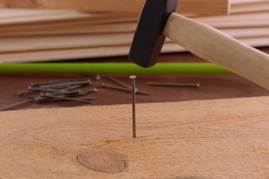 çalışma alanı inşaat araçları ile yakın çekim