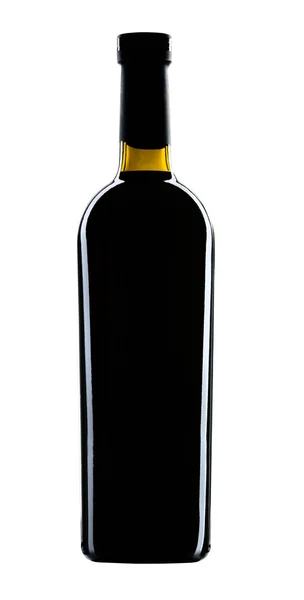 Wine bottle isolated on white — Stock Photo, Image