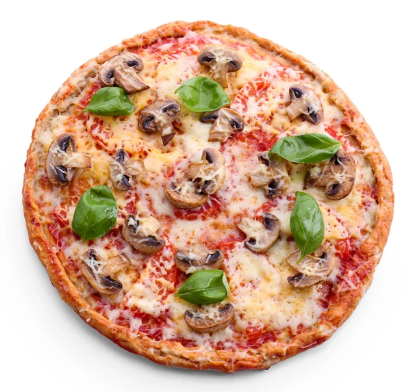 Smakelijke pizza met groenten — Stockfoto