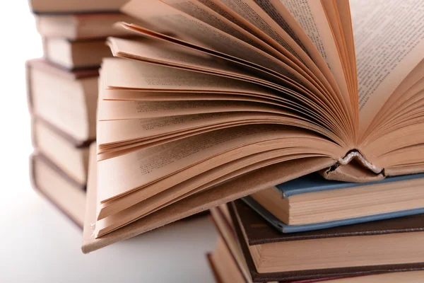 Heap of books close up — Stock Photo, Image