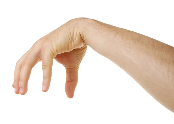 Männliche Hand aus nächster Nähe — Stockfoto
