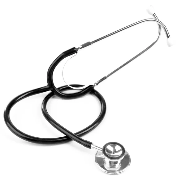 Medical stethoscope isolated on white Royalty Free Stock Photos