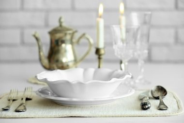 Vintage gümüş ile Tablo ayarı