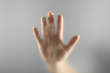 El siluet arkasında cam ön plan