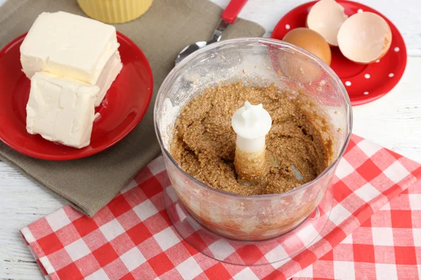 Přísady pro výrobu soubory cookie — Stock fotografie