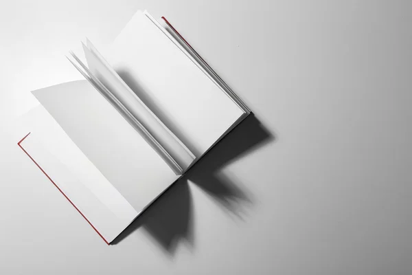 Blank open book — Stock Photo, Image