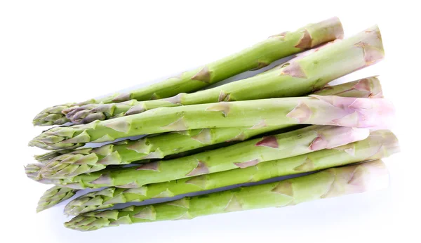 Fresh asparagus isolated on white — Stock Photo, Image