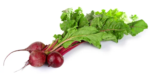 Young beets isolated on white — Stock Photo, Image