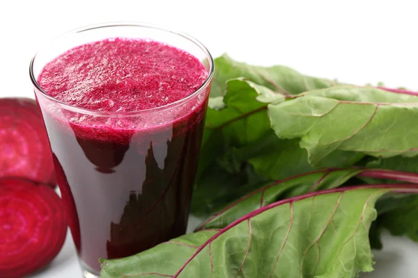 Vaso de jugo de remolacha con verduras — Foto de Stock