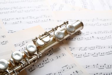 Flüt müzik arka plan notları