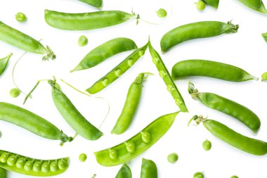 taze yeşil bezelye yakın çekim