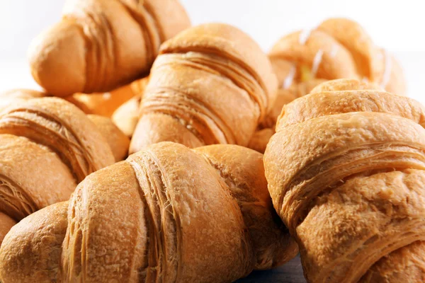 Delicious croissants close-up — Stock Photo, Image