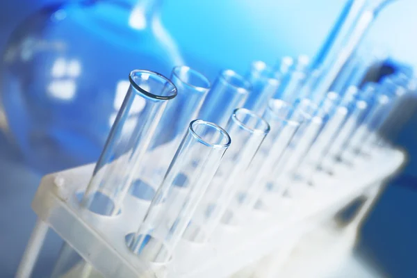 Test tubes in laboratory — Stock Photo, Image