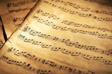 Müzik sayfaları arka plan