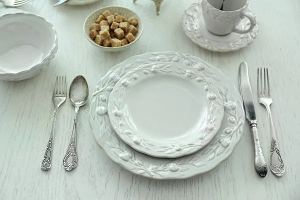 Elegancia mesa de ajuste —  Fotos de Stock