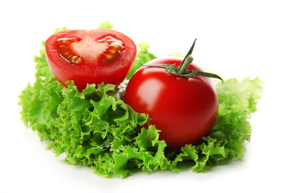 Verduras frescas aisladas en blanco —  Fotos de Stock