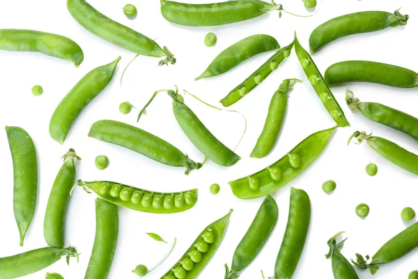 Fresh green peas close up — Stock Photo, Image