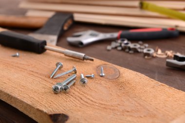 çalışma alanı inşaat araçları ile yakın çekim