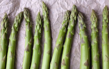 Taze kuşkonmaz Pan, yakın çekim