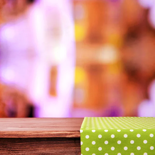 Empty wooden table — Stock Photo, Image