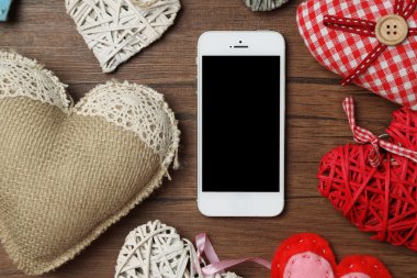 Beyaz akıllı telefon