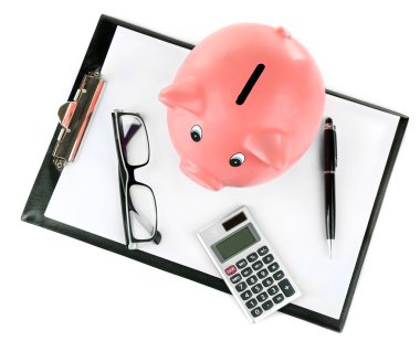 Hesap makineli domuz kumbarası