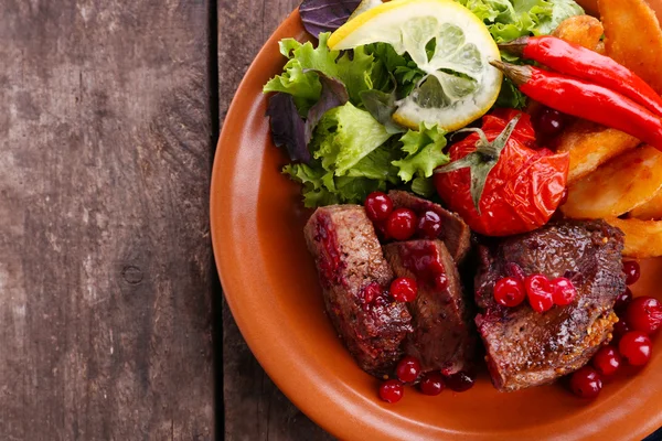 Carne torrada saborosa — Fotografia de Stock