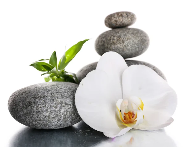 Stack of spa stones — Stock Photo, Image