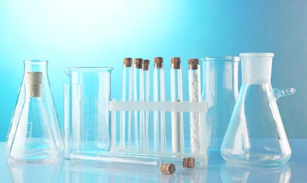 Empty laboratory test tubes — Stock Photo, Image