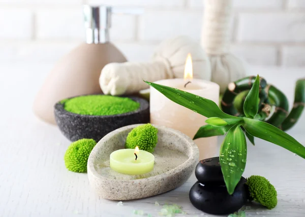 Beautiful composition of spa treatment — Stock Photo, Image