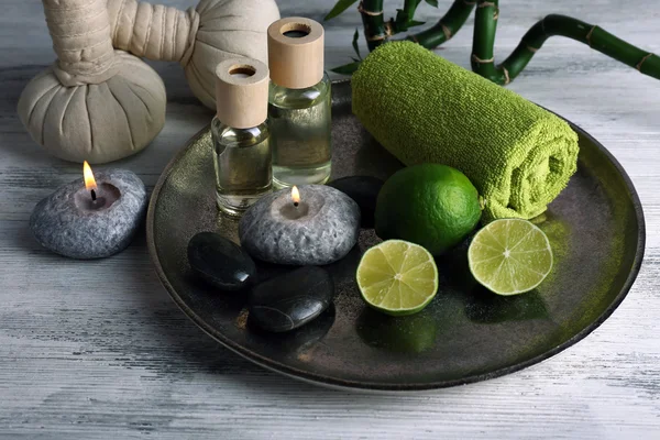 Beautiful composition of spa treatment — Stock Photo, Image