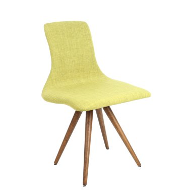 modern sandalye üzerinde beyaz izole