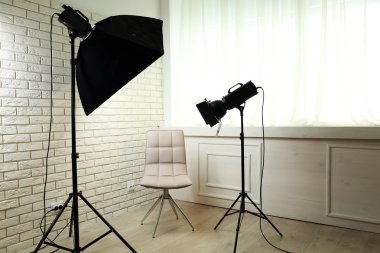 Modern iç ile fotoğraf stüdyosu