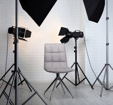 Modern iç ile fotoğraf stüdyosu